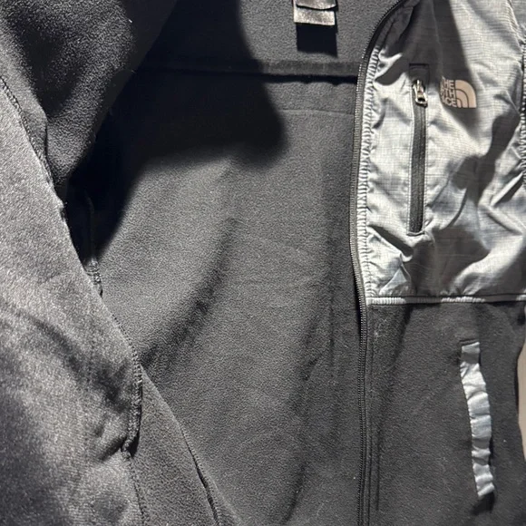 The North Face Charcoal and Black Fleece Jacket